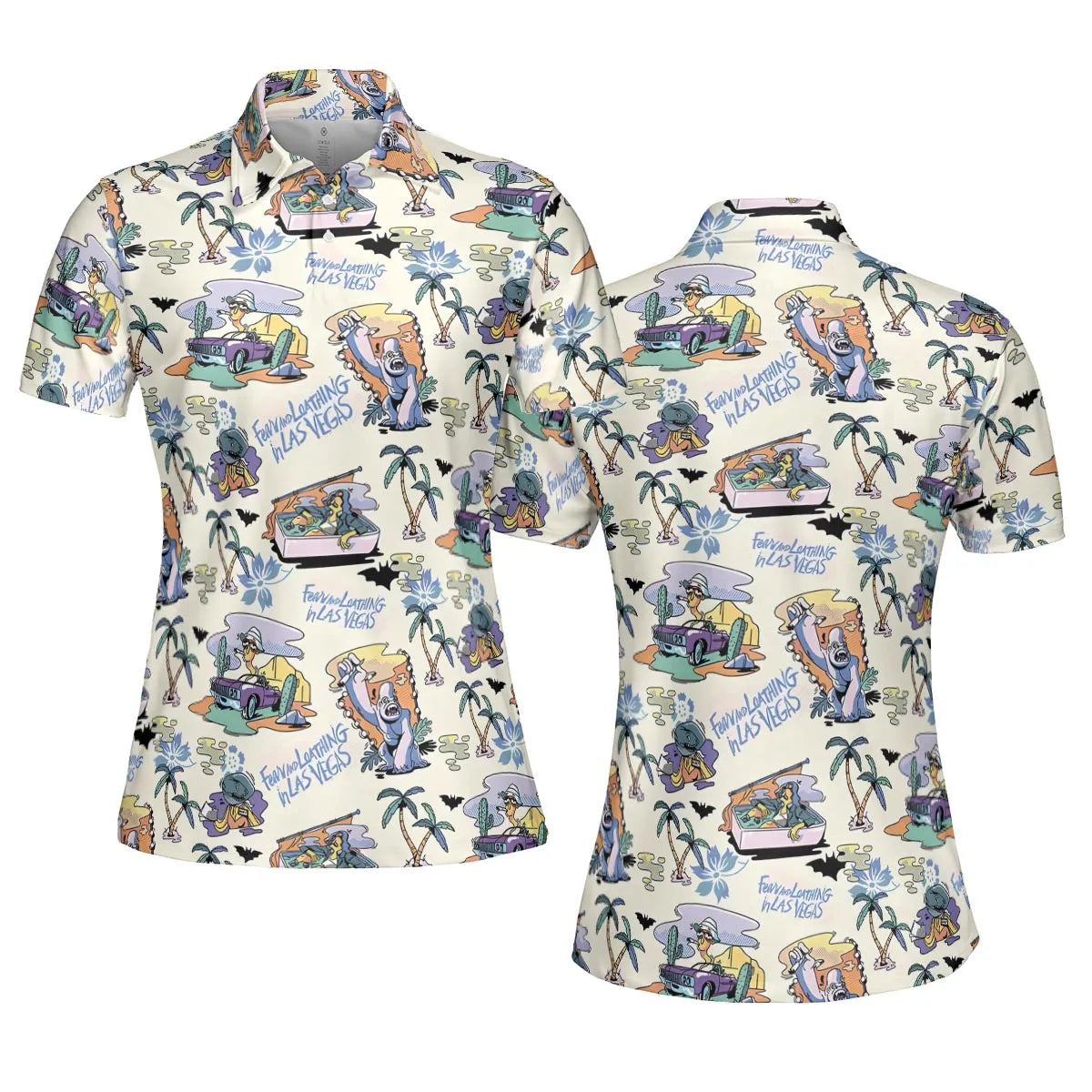 AOP Men/Women Polo Shirt - NDREF3CV