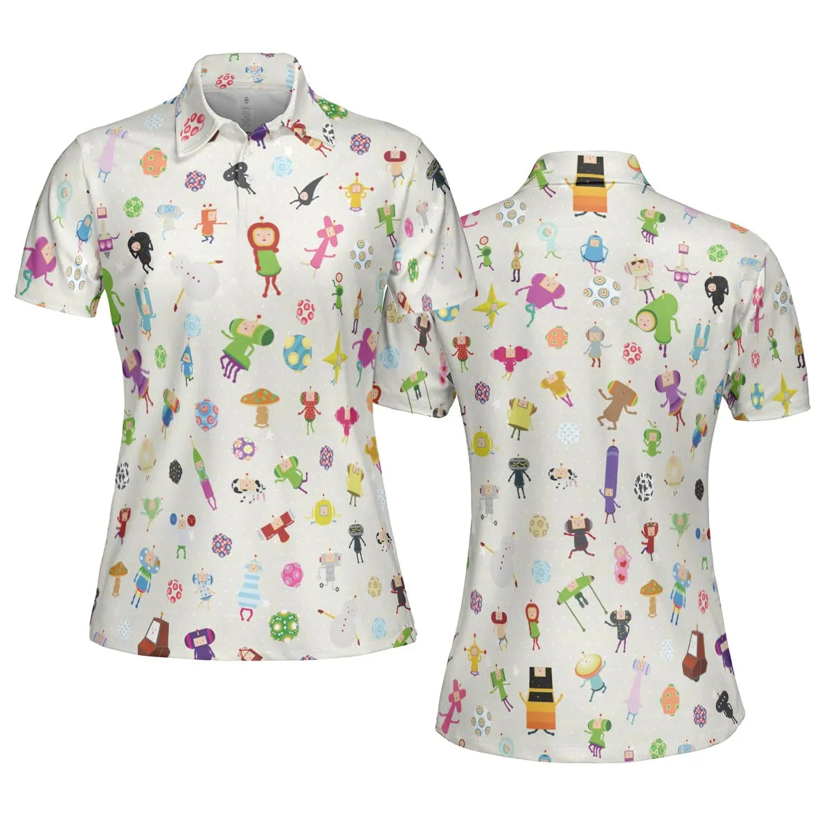AOP Men/Women Polo Shirt - 37445PUV