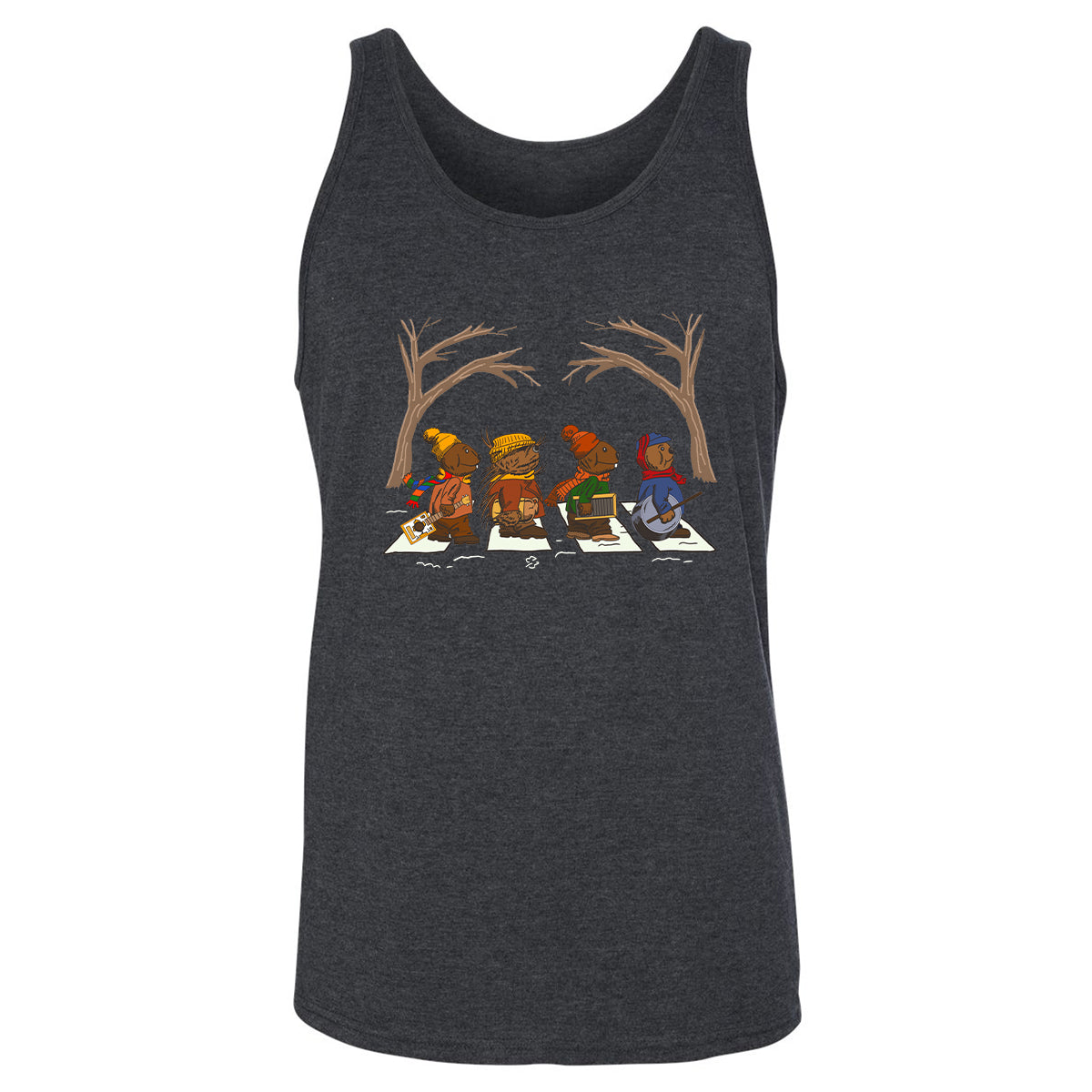 Unisex Jersey Tank - PZ1LPNSA - Dark Grey Heather - 6
