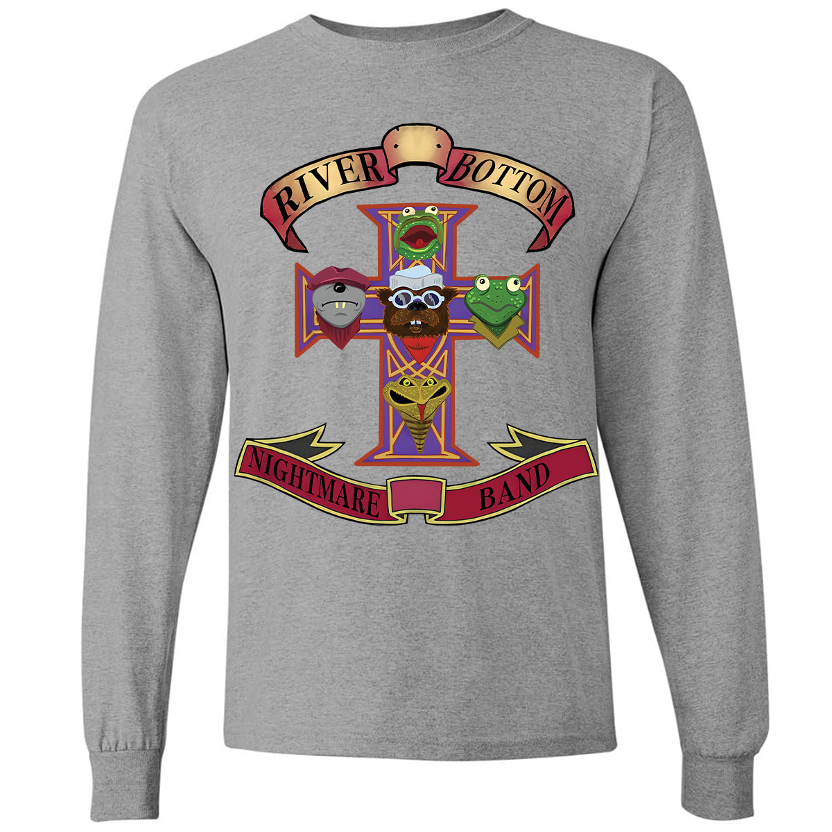 Long Sleeve T-Shirt - Black - THANGFIXED (Copy) - Graphite Heather - 6