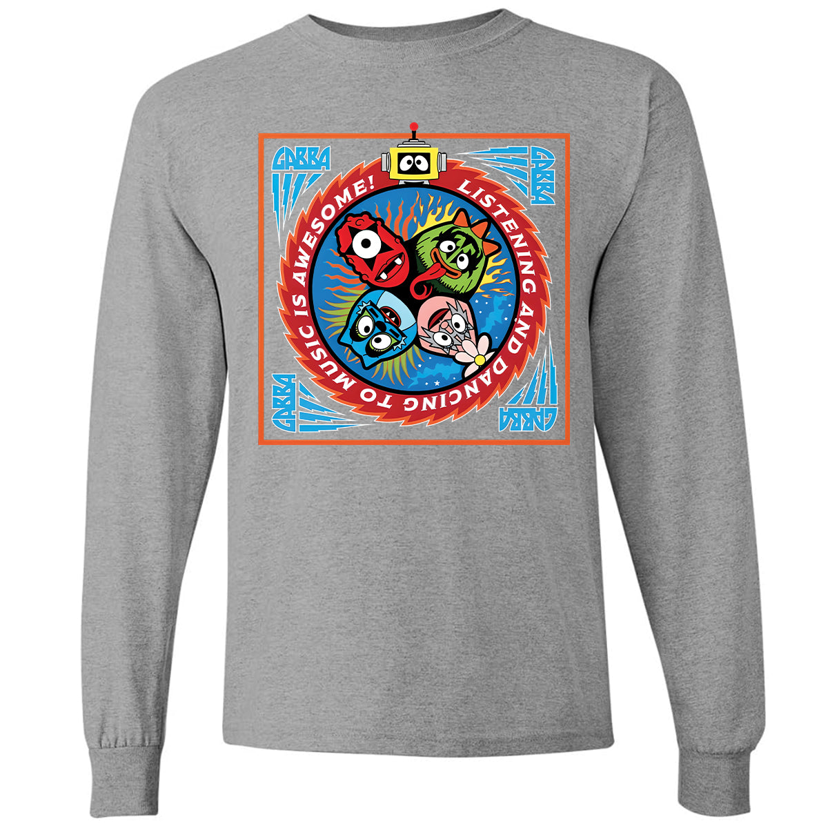Long Sleeve T-Shirt - Black - Graphite Heather - 6