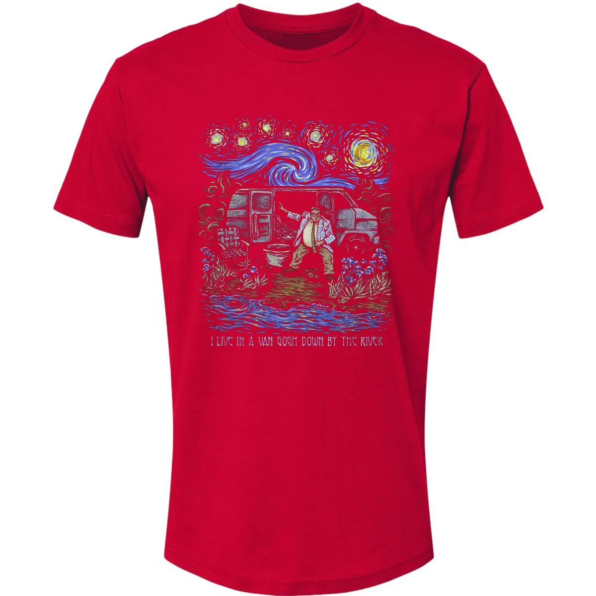 Live In A Van Gogh Premium Unisex T-shirt