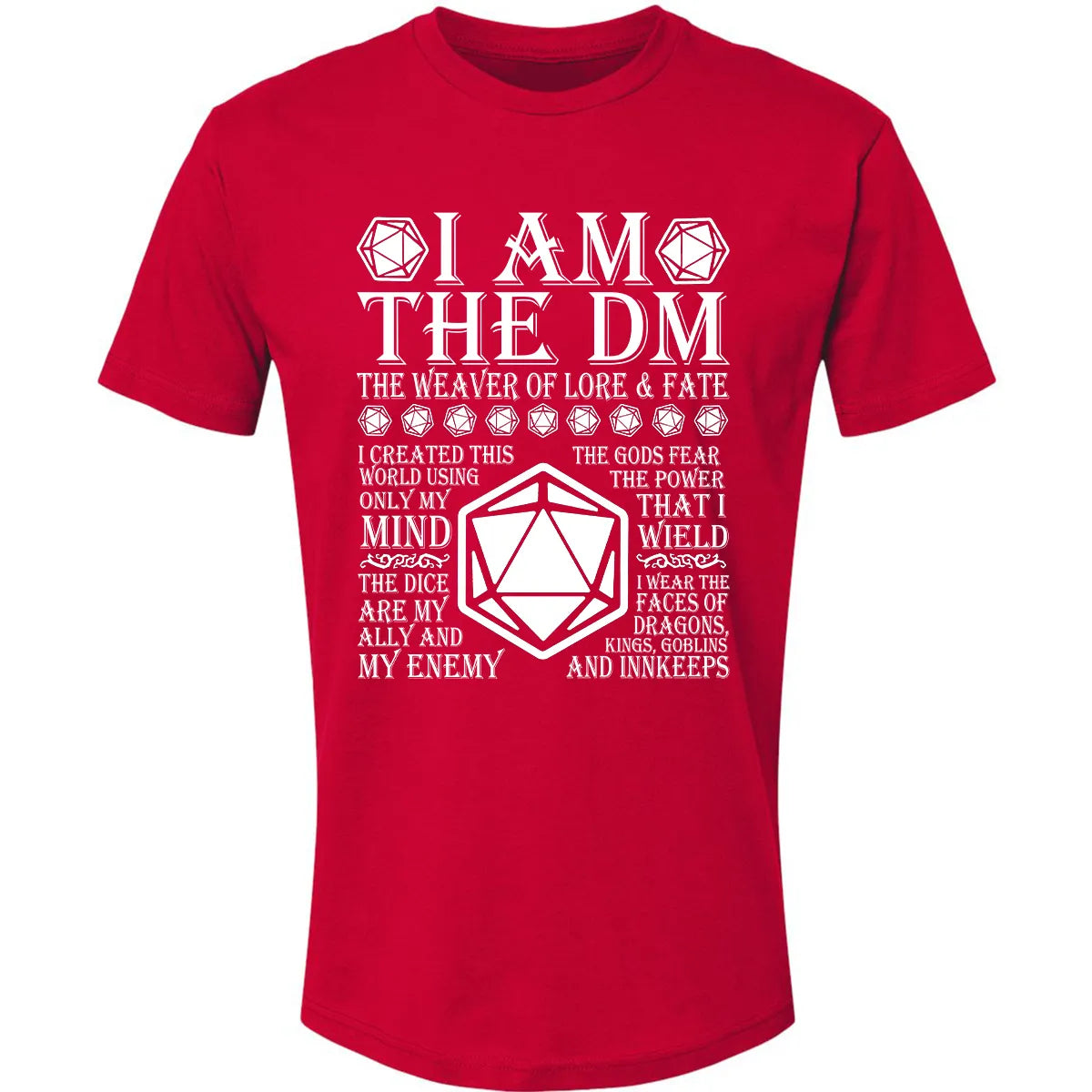 I Am The DM The Weaver Of Lore And Fate Premium Unisex T-shirt