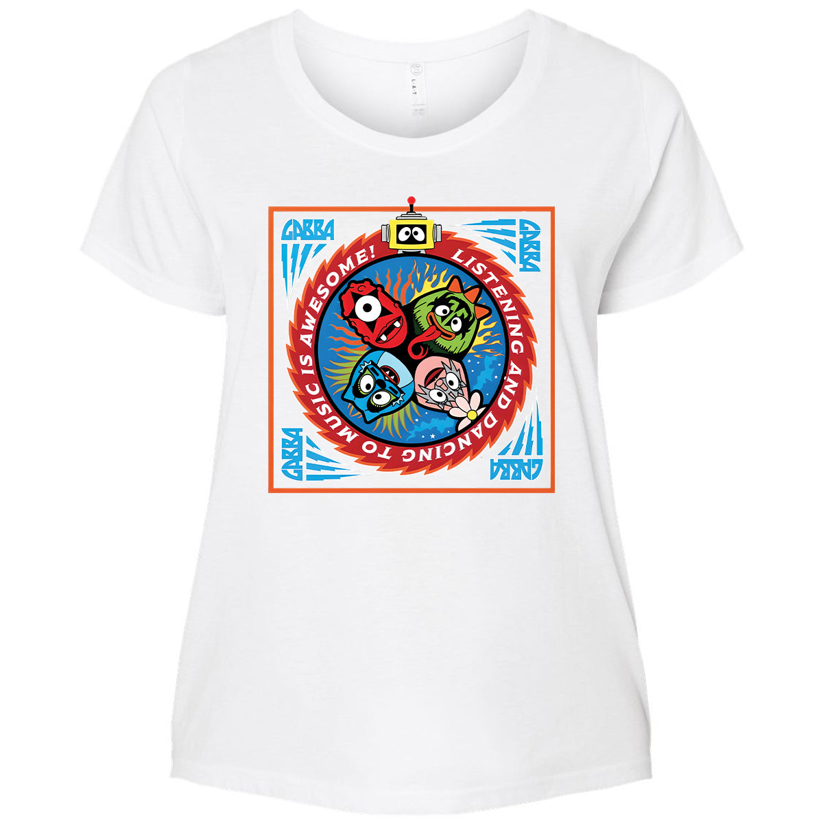 Listening and Dancing Yo Gabba Gabba! - White - 6
