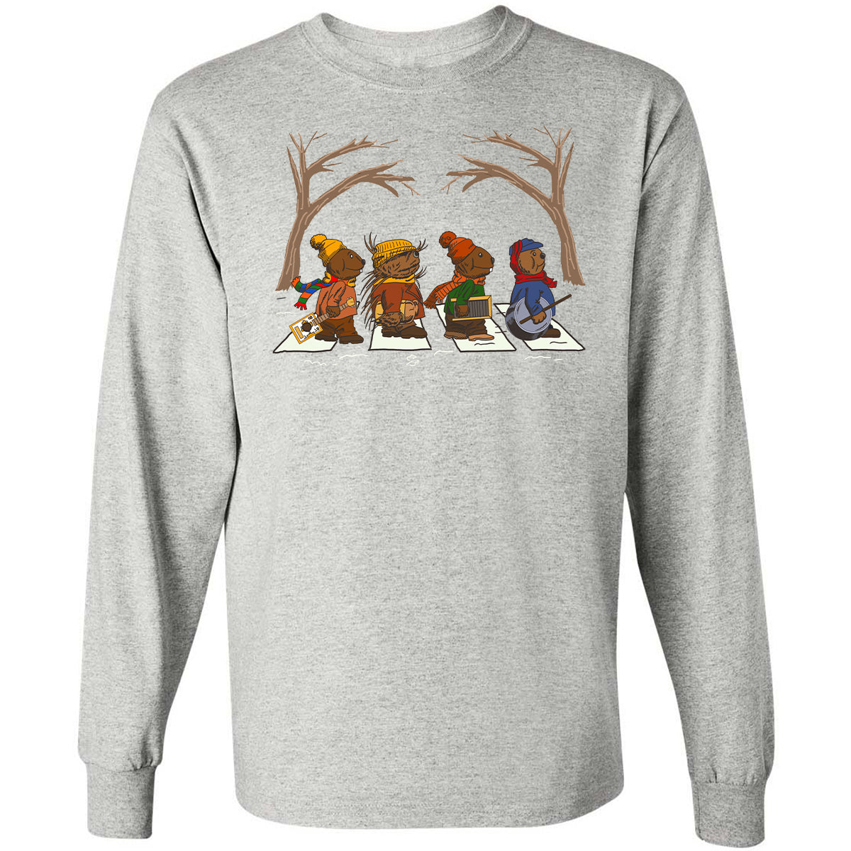 Long Sleeve T-Shirt - 9JSES1YR - Ash - 7