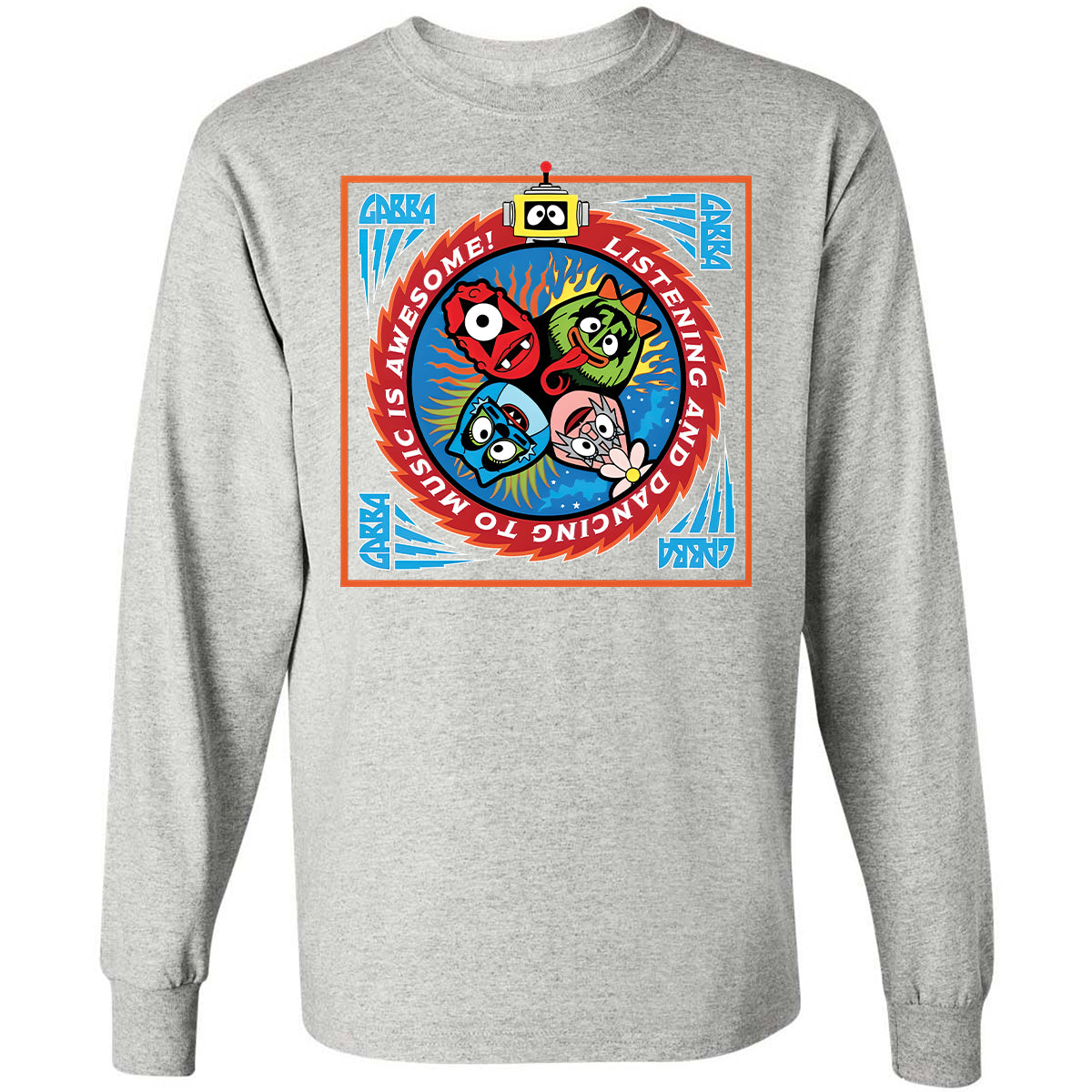 Long Sleeve T-Shirt - Black - Ash - 7
