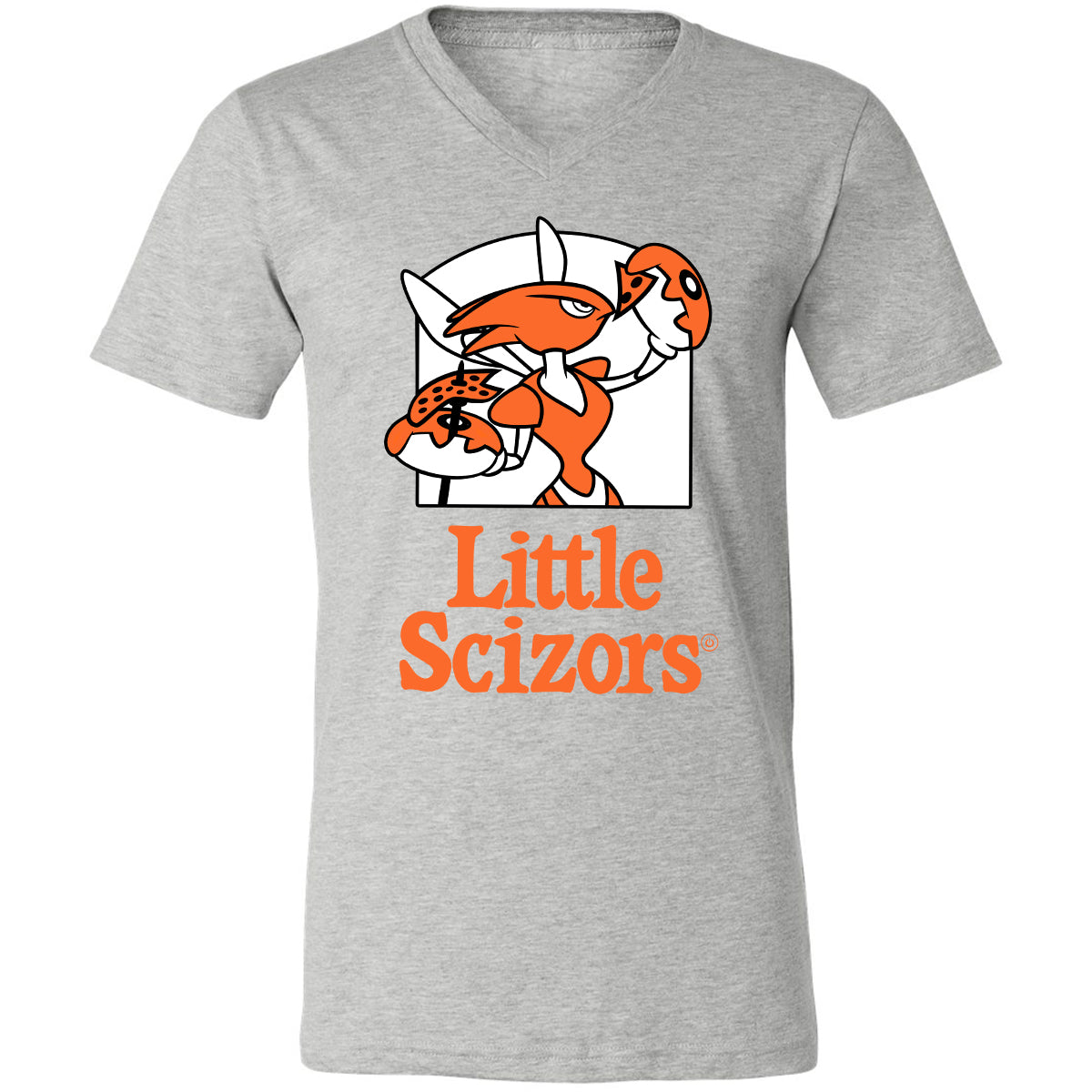 Unisex V-neck T-shirt - MAR85384 - Athletic Heather - 7