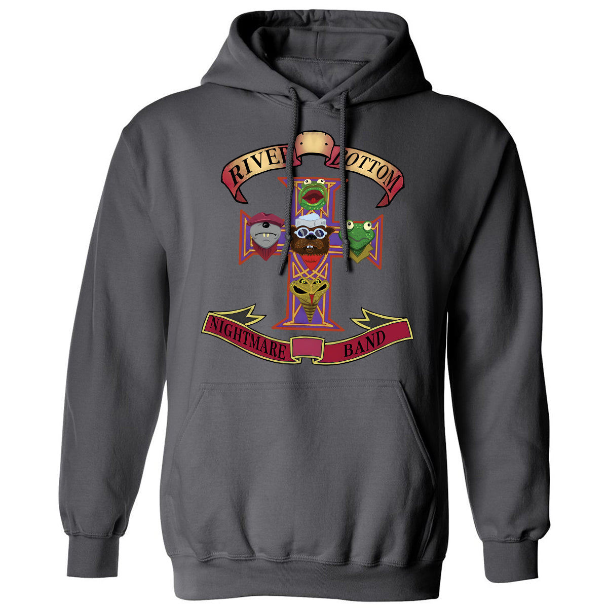 Classic Unisex Hoodie - Black - THANGFIXED (Copy) - Charcoal - 7