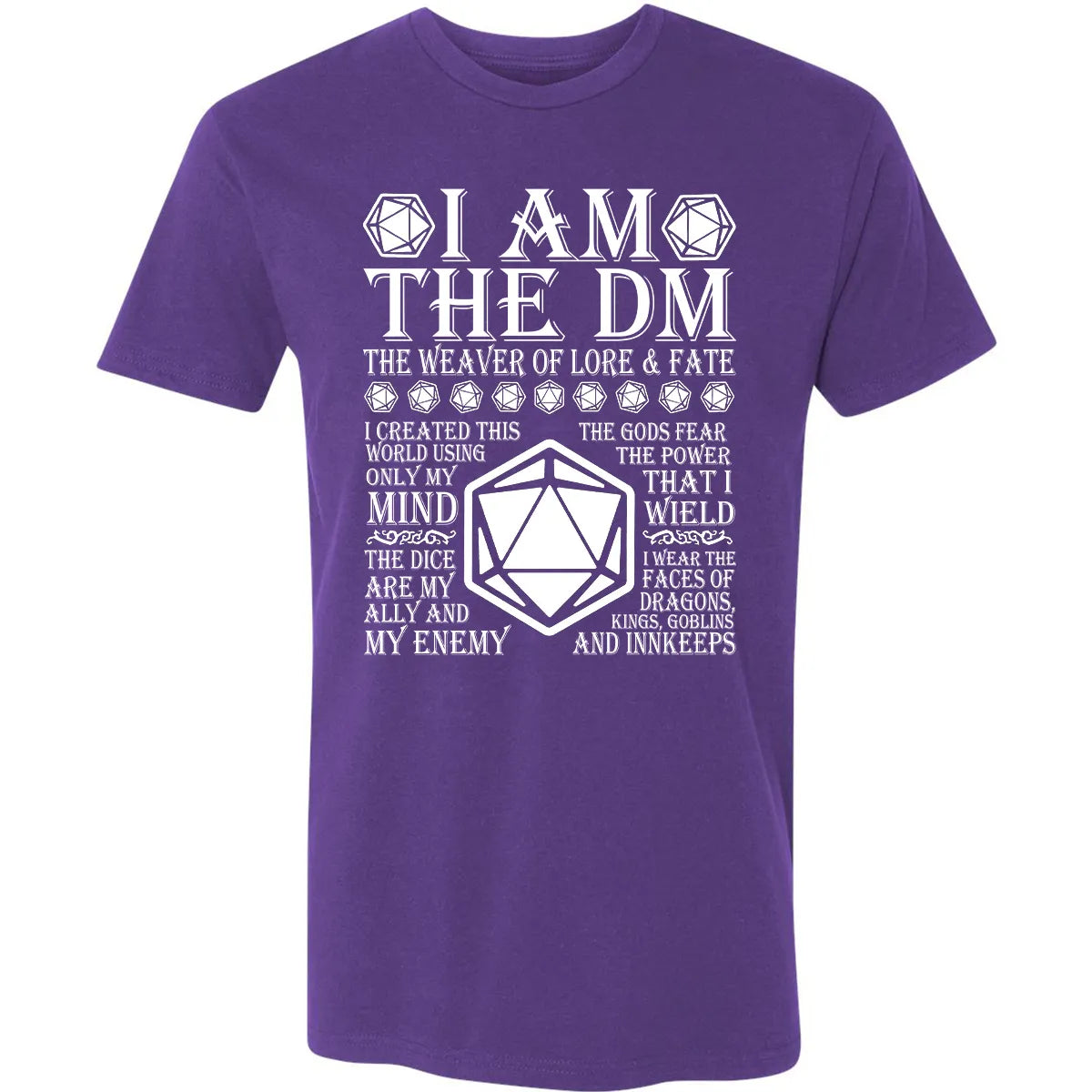 I Am The DM The Weaver Of Lore And Fate Premium Unisex T-shirt