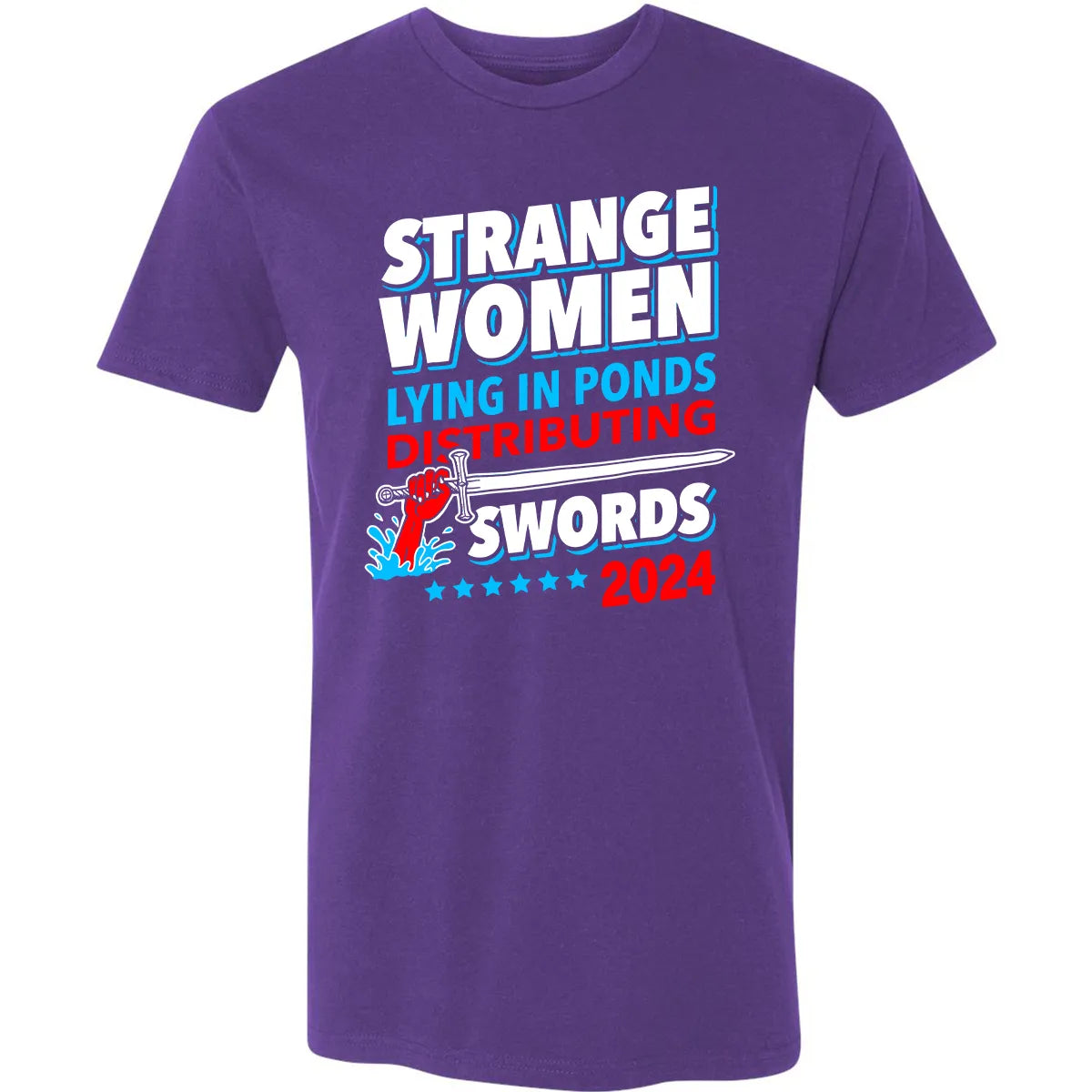 Strange women lying in ponds distributing swords 2024 Premium Unisex T-shirt