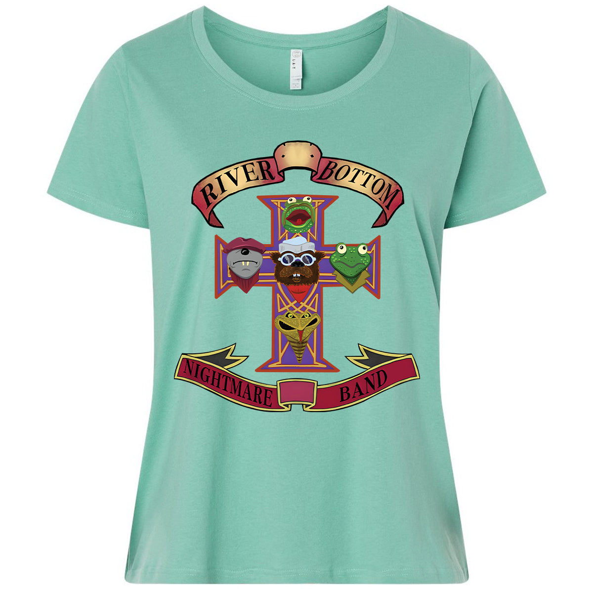Ladies Curvy Jersey - Black - THANGFIXED (Copy) - Saltwater - 7
