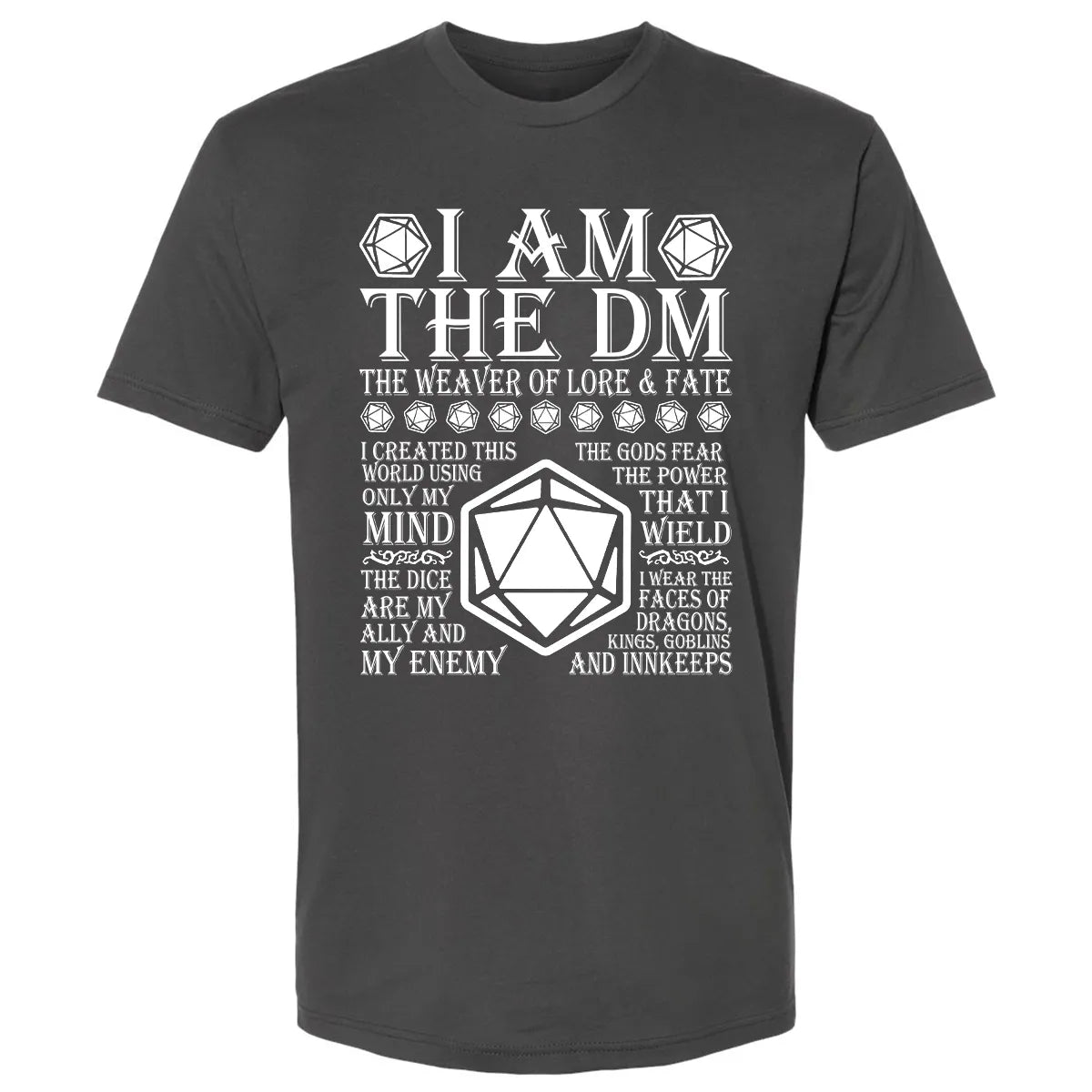 I Am The DM The Weaver Of Lore And Fate Premium Unisex T-shirt