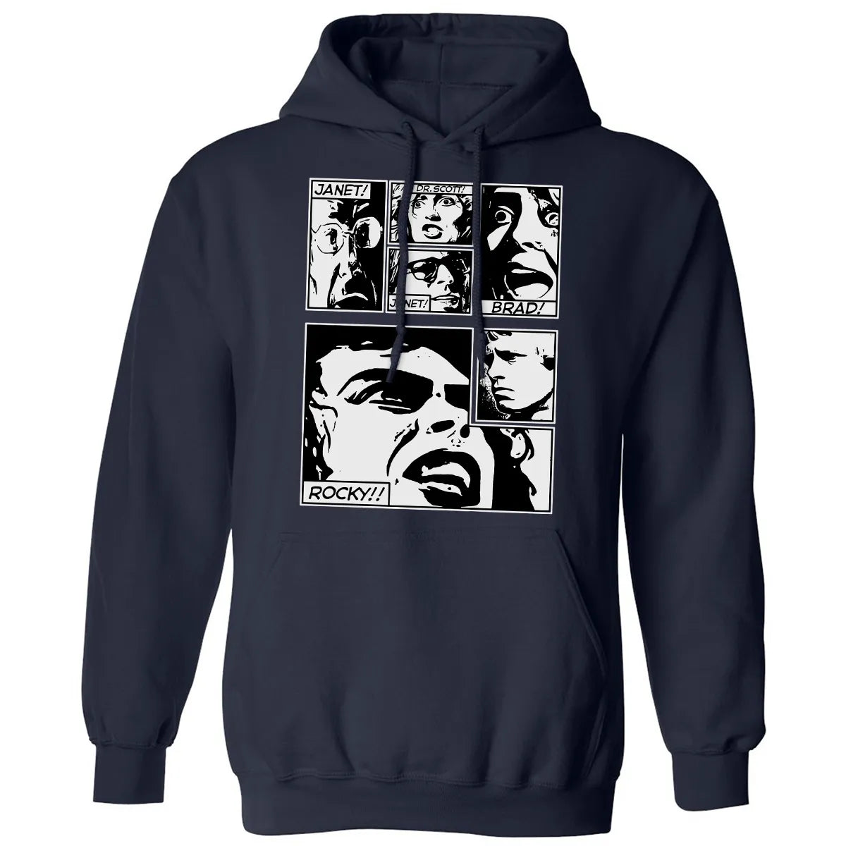 Janet! Brad! Rocky! Classic Unisex Hoodie