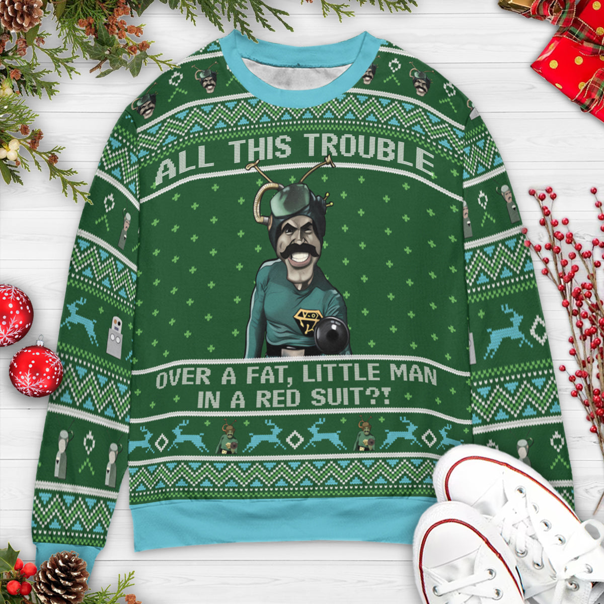 Ugly Christmas Sweatshirt - GKCDADHA