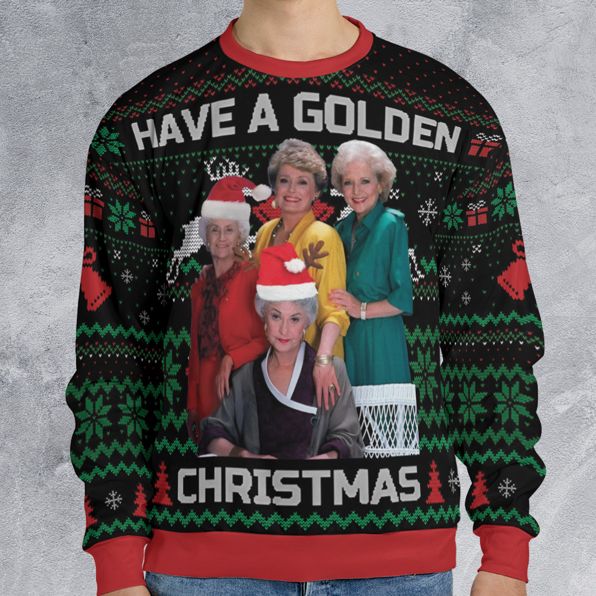 Ugly Christmas Sweatshirt - 4PN6LFNL