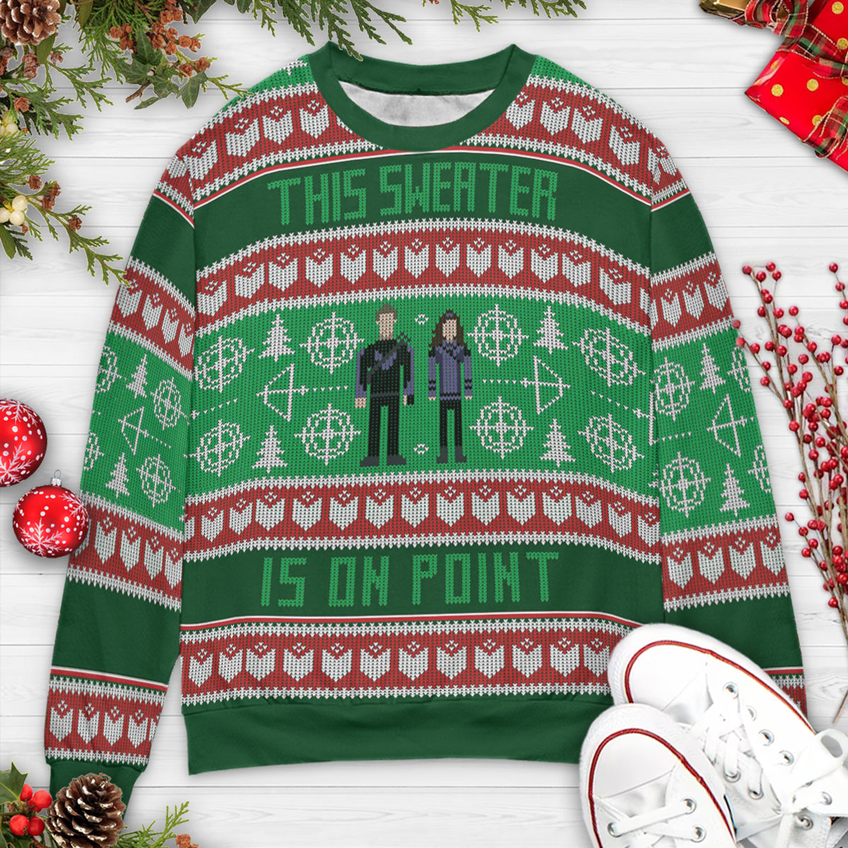 Ugly Christmas Sweatshirt - 8C9Y56F4