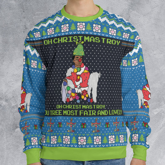 Ugly Christmas Sweatshirt - QQEESFDZ