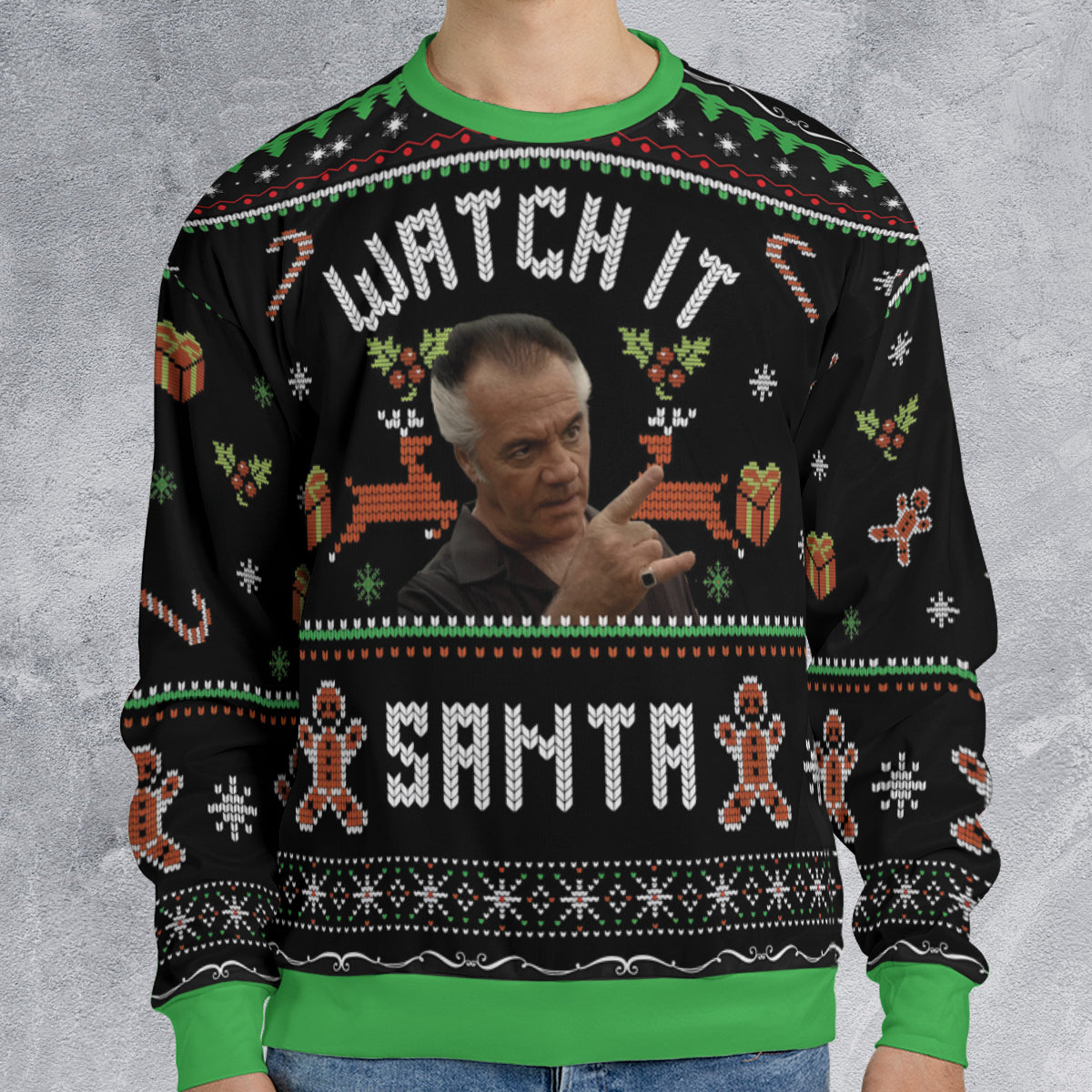 Ugly Christmas Sweatshirt - QZQDUNAQ