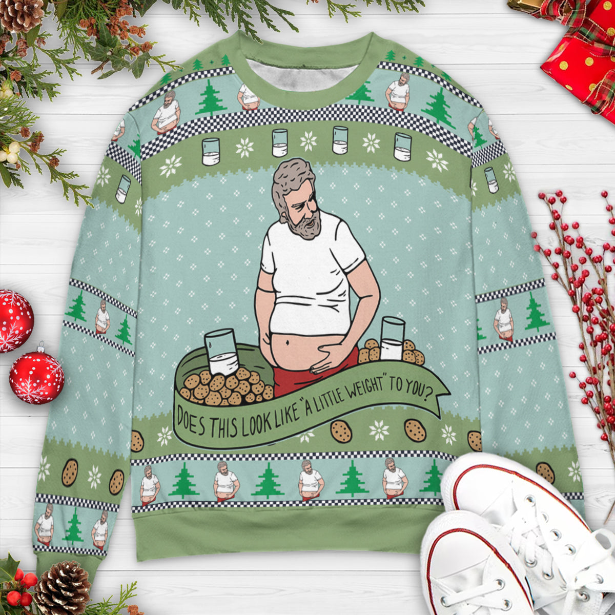 Ugly Christmas Sweatshirt - QVKD1UAT
