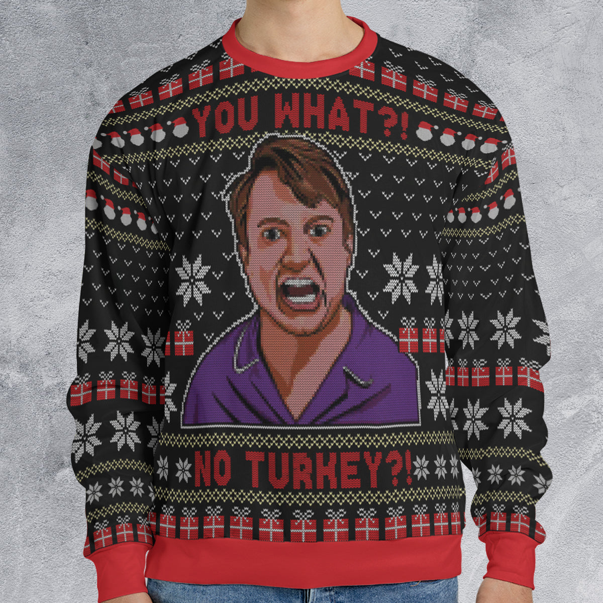 Ugly Christmas Sweatshirt - C7Z48P9V