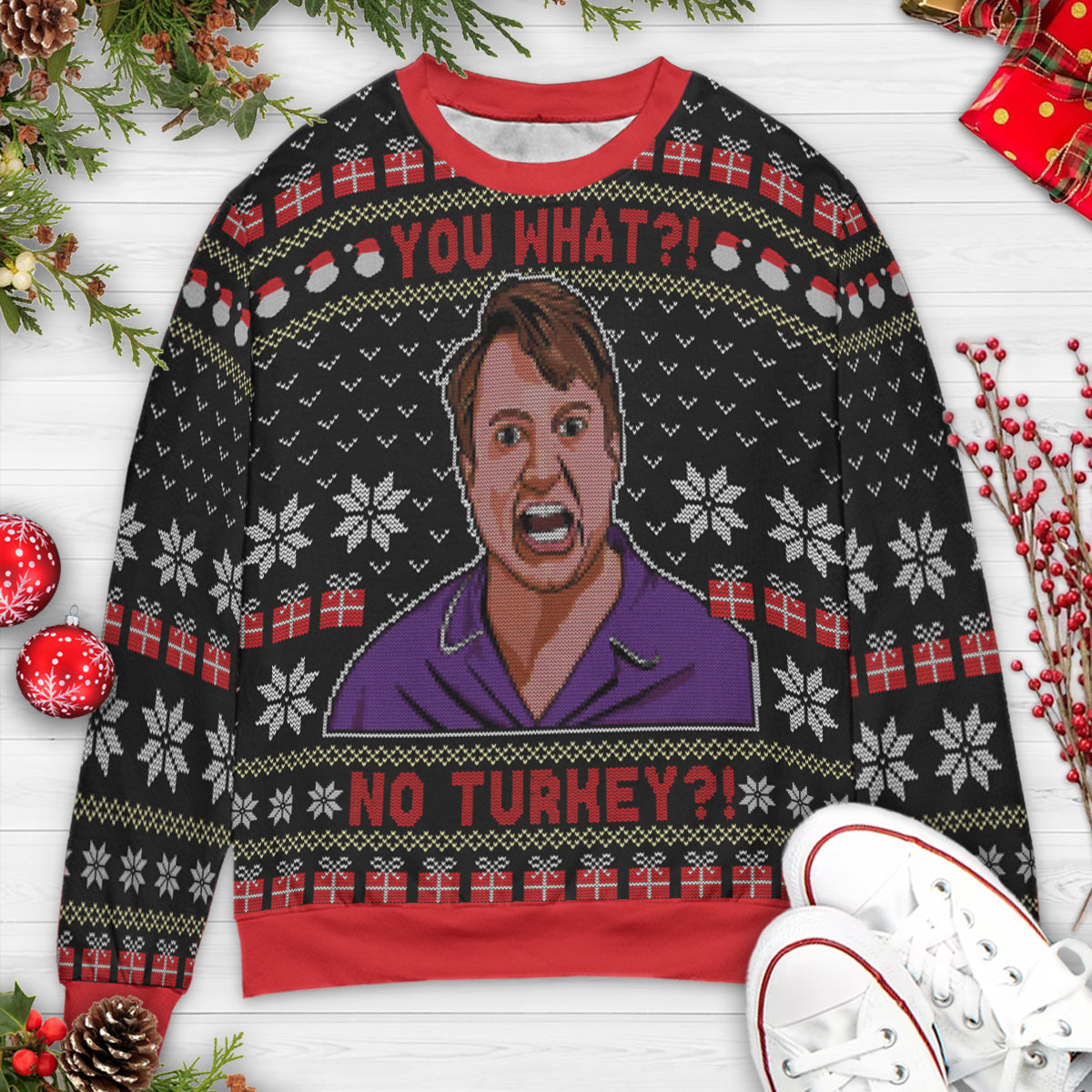 Ugly Christmas Sweatshirt - C7Z48P9V