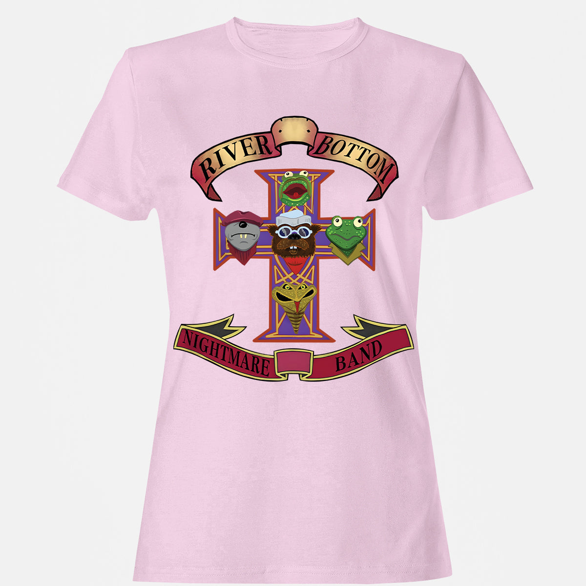 Women's T-shirt - Black - THANGFIXED (Copy) - Light Pink - 9