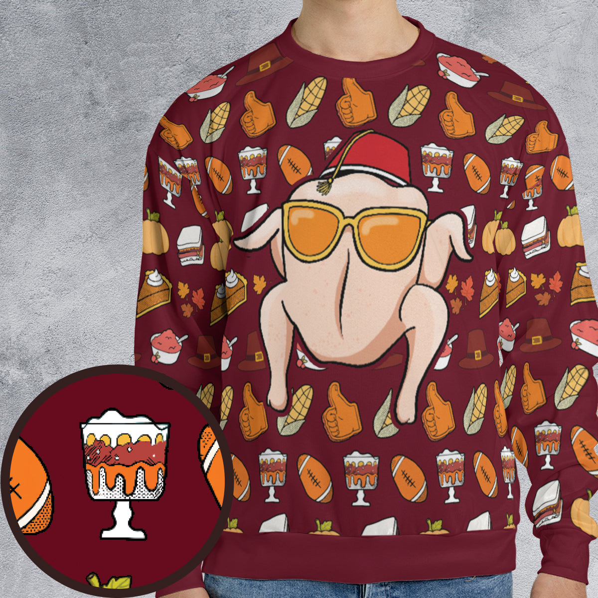 All-over Print Sweatshirt - U5HBK9S3