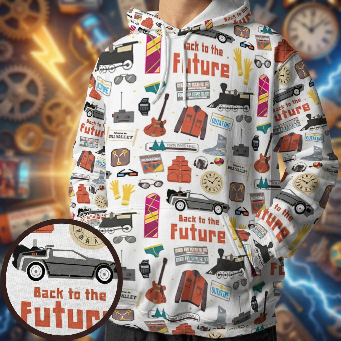 All-over Print Hoodie - V14WESRS