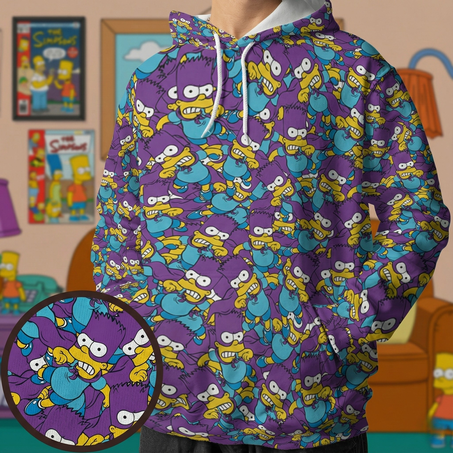 All-over Print Hoodie - F9DCZC2T