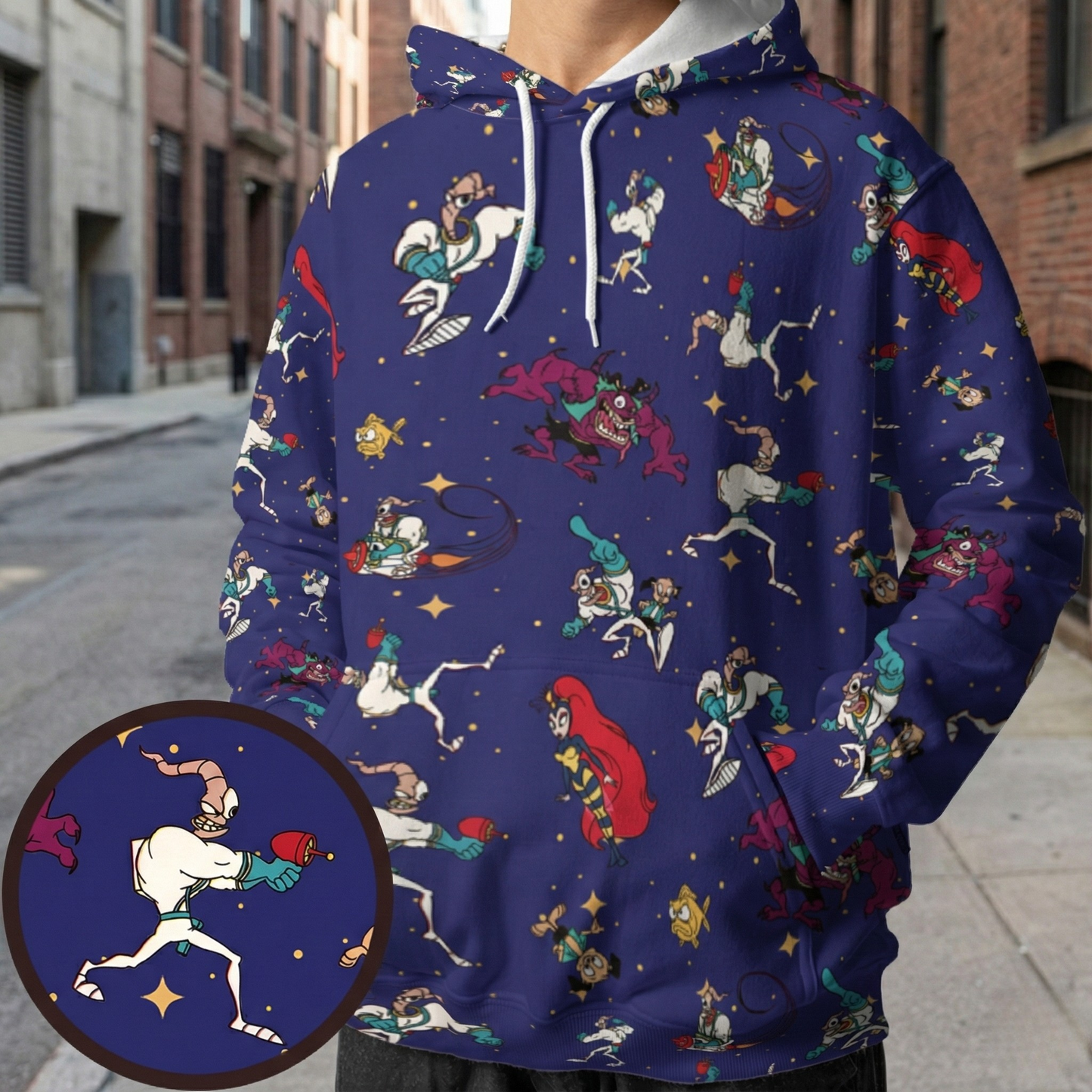 All-over Print Hoodie - 86Y27ABM