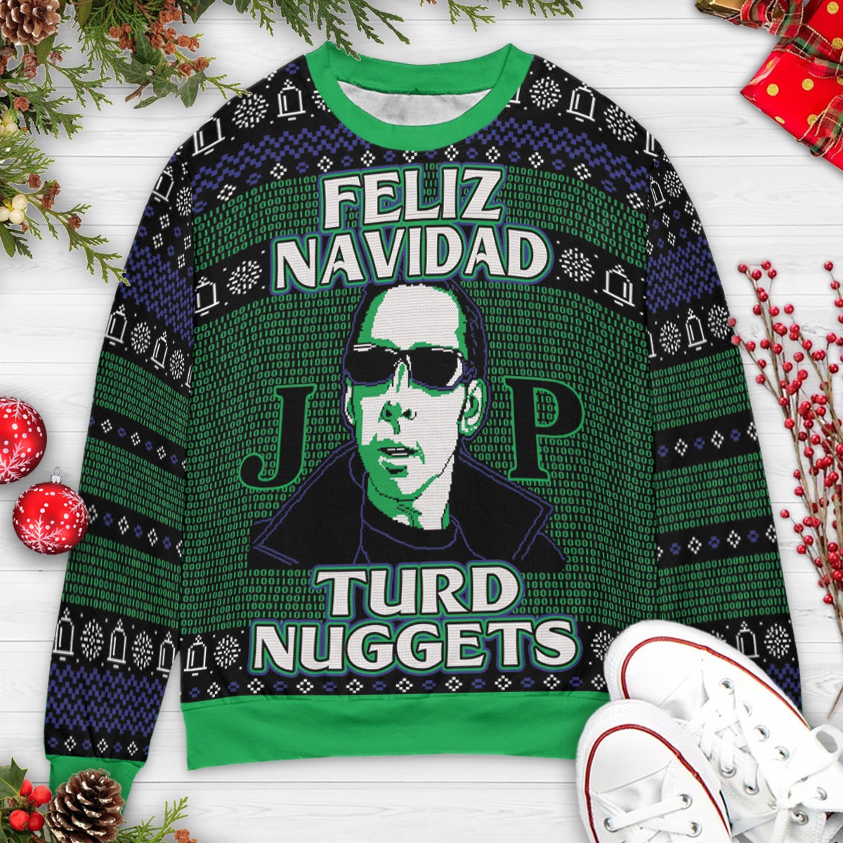 Ugly Christmas Sweatshirt - D27DR33R
