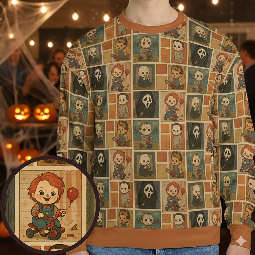 All-over Print Sweatshirt - Y9Z63CQX