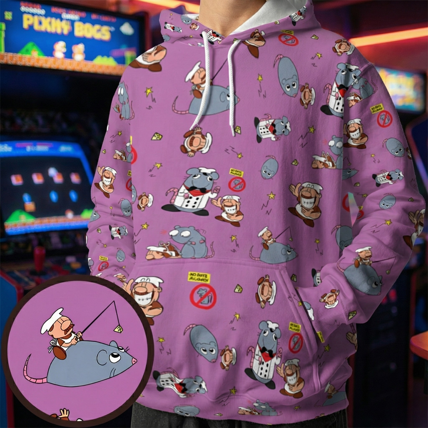 All-over Print Hoodie - L1AQSQ6B