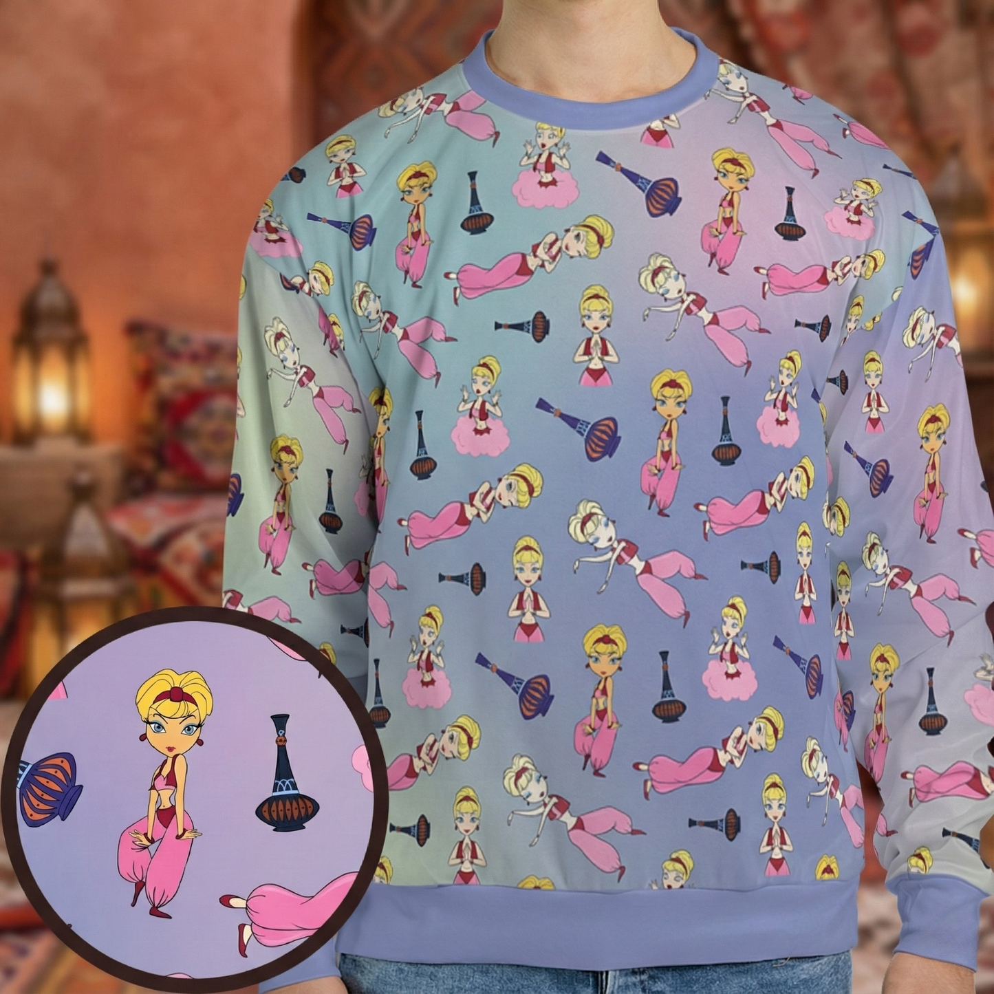 All-over Print Sweatshirt - LGGSRF87