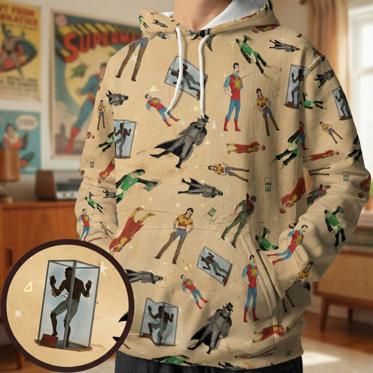 All-over Print Hoodie - W42YW7WY