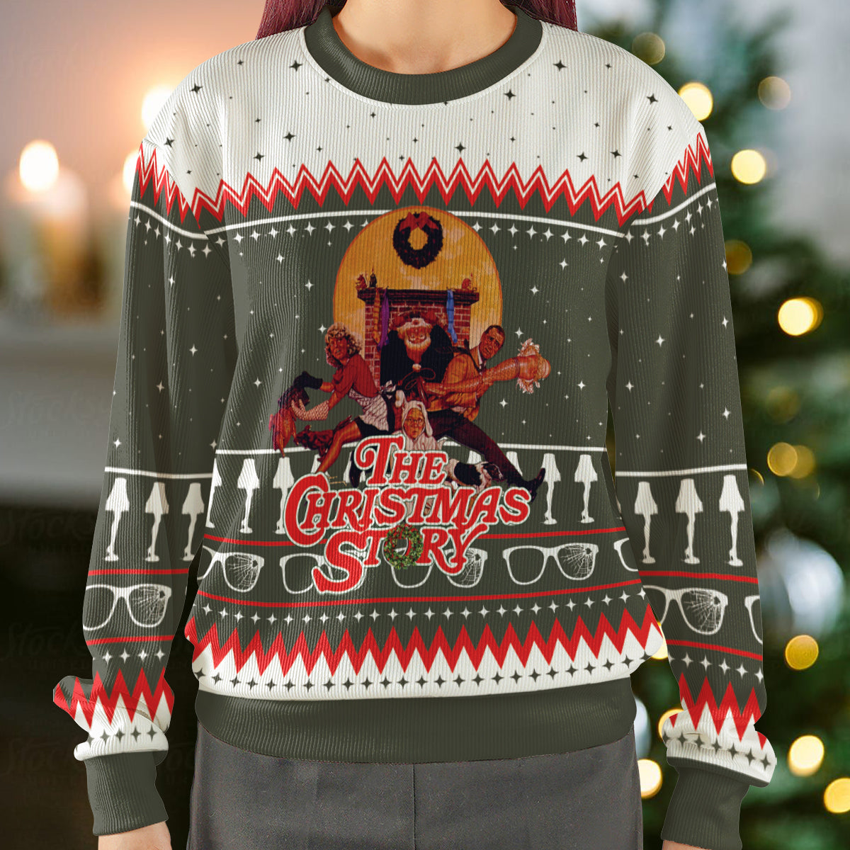 Ugly Christmas Sweatshirt - SVUC8WV1