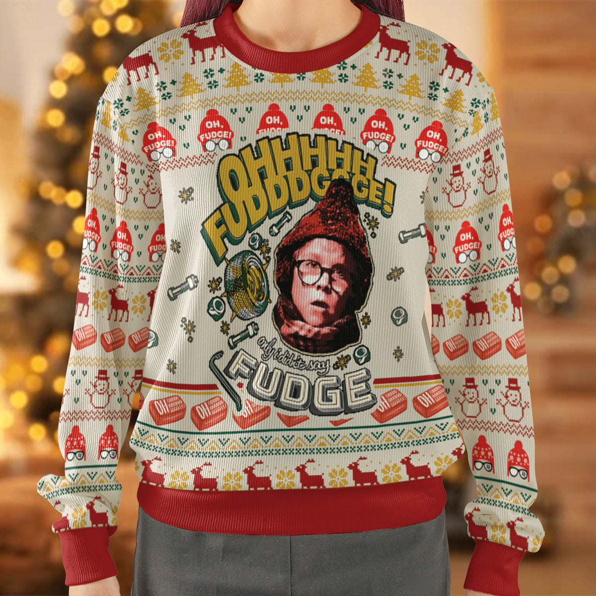 Ugly Christmas Sweatshirt - 76XSM1C8