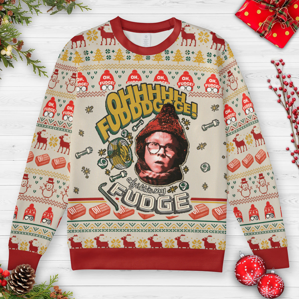 Ugly Christmas Sweatshirt - 76XSM1C8