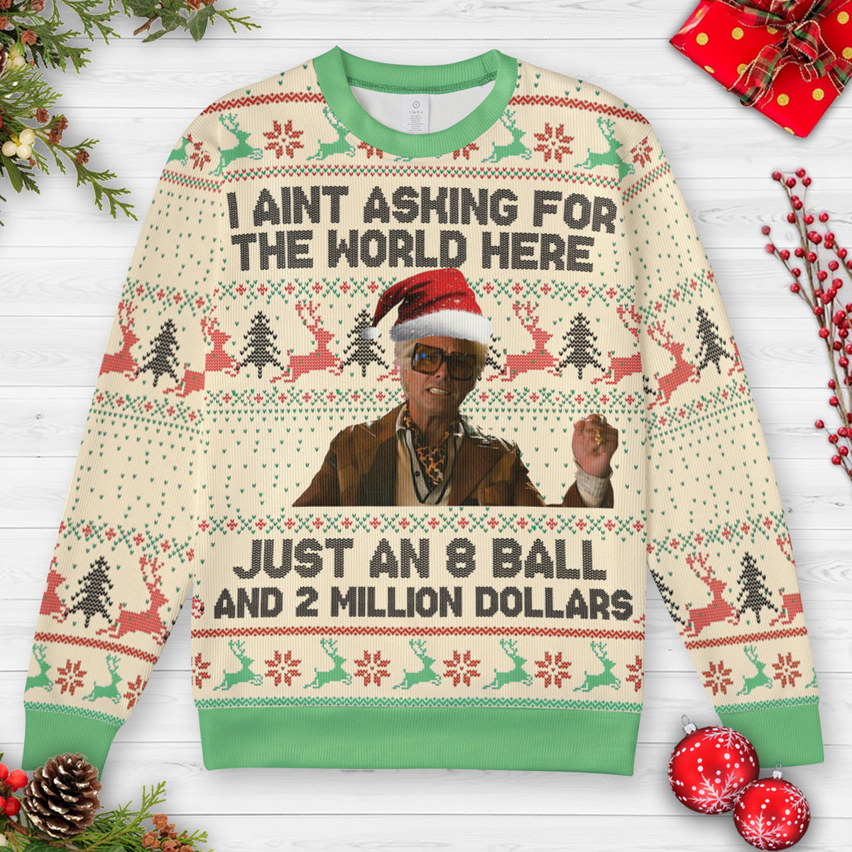 Ugly Christmas Sweatshirt - 3T9L43PL