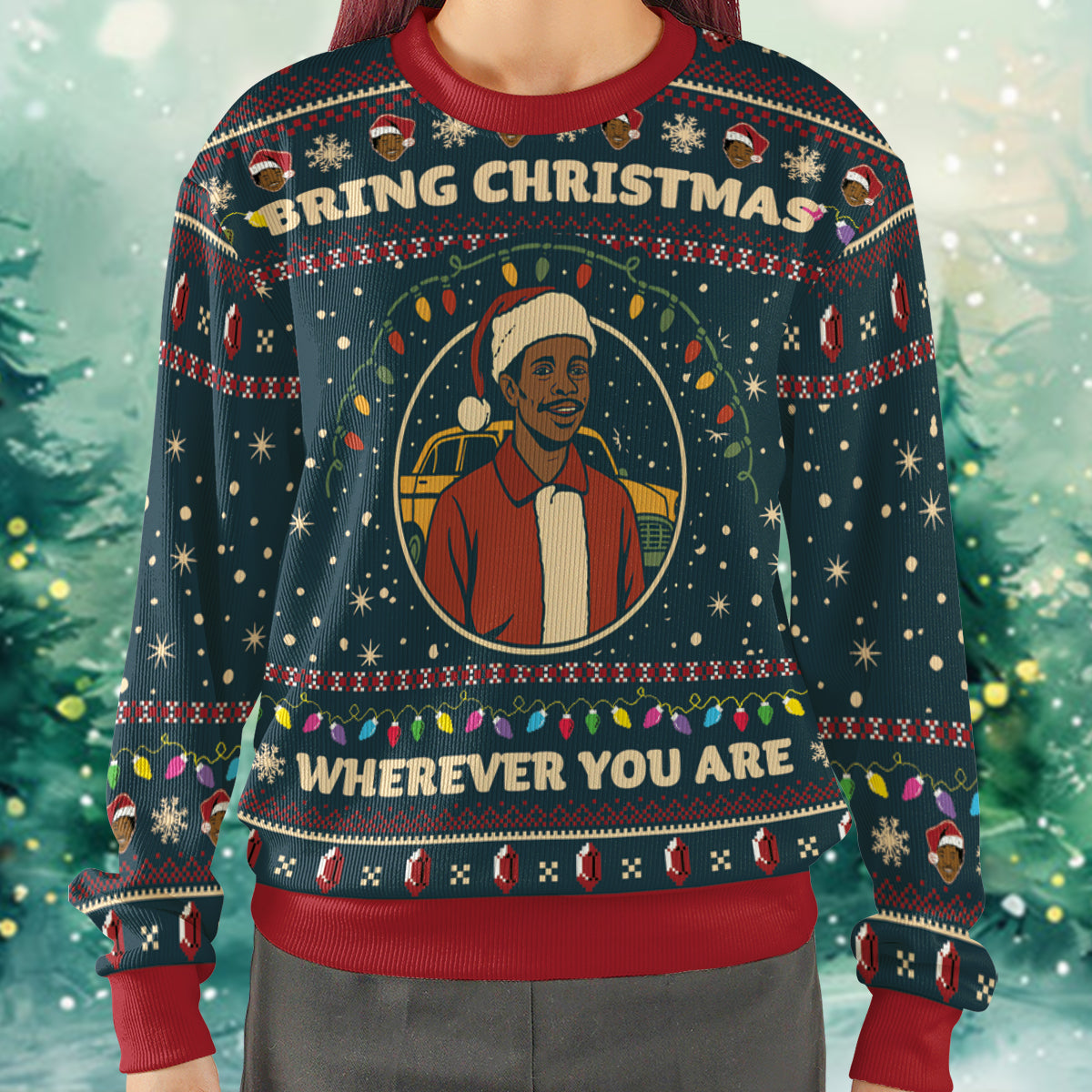 Ugly Christmas Sweatshirt - PNKY2BBD