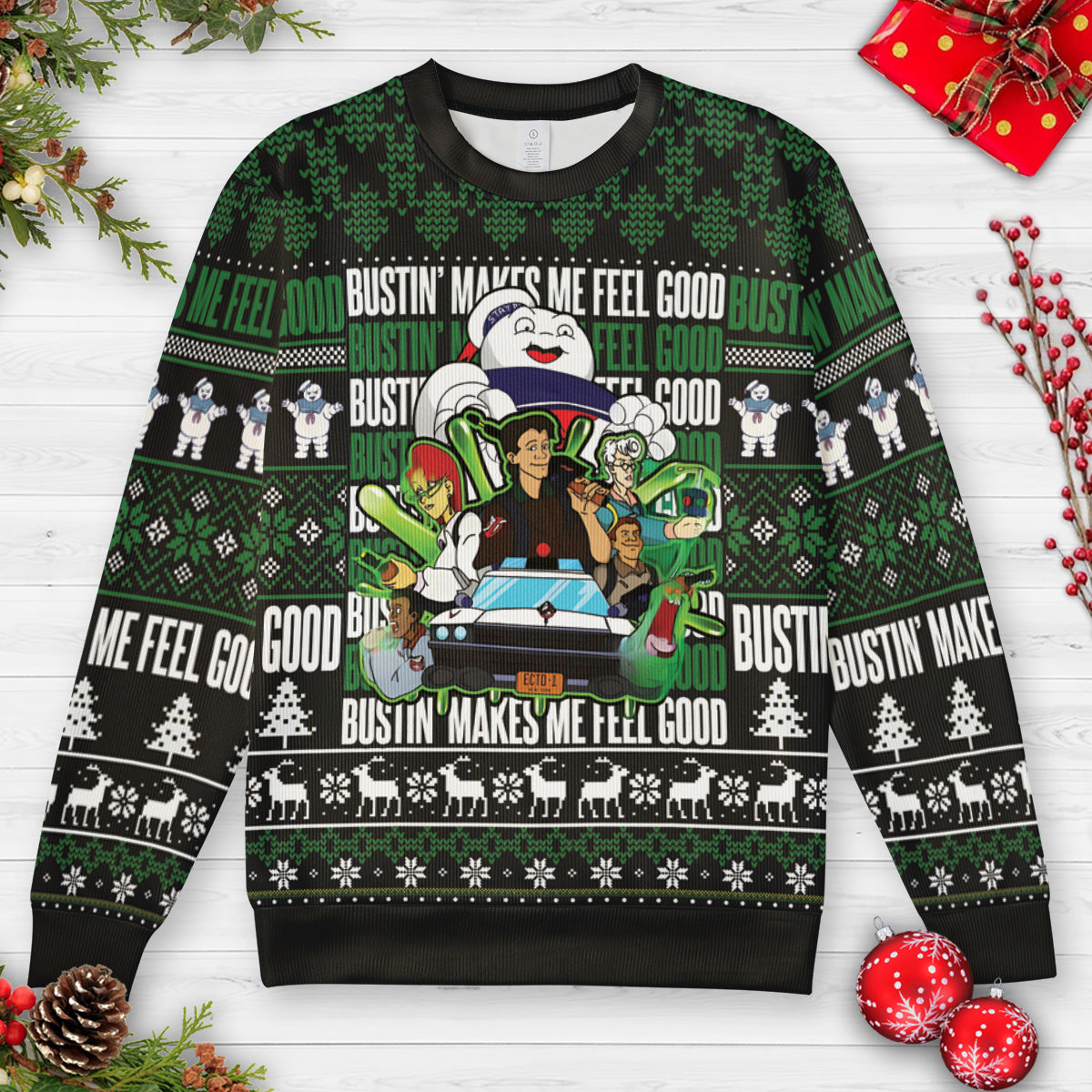 Ugly Christmas Sweatshirt - U7BK714F
