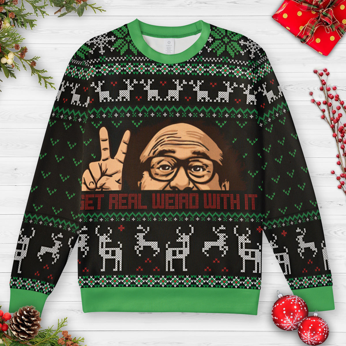 Ugly Christmas Sweatshirt - HXBZPXKY