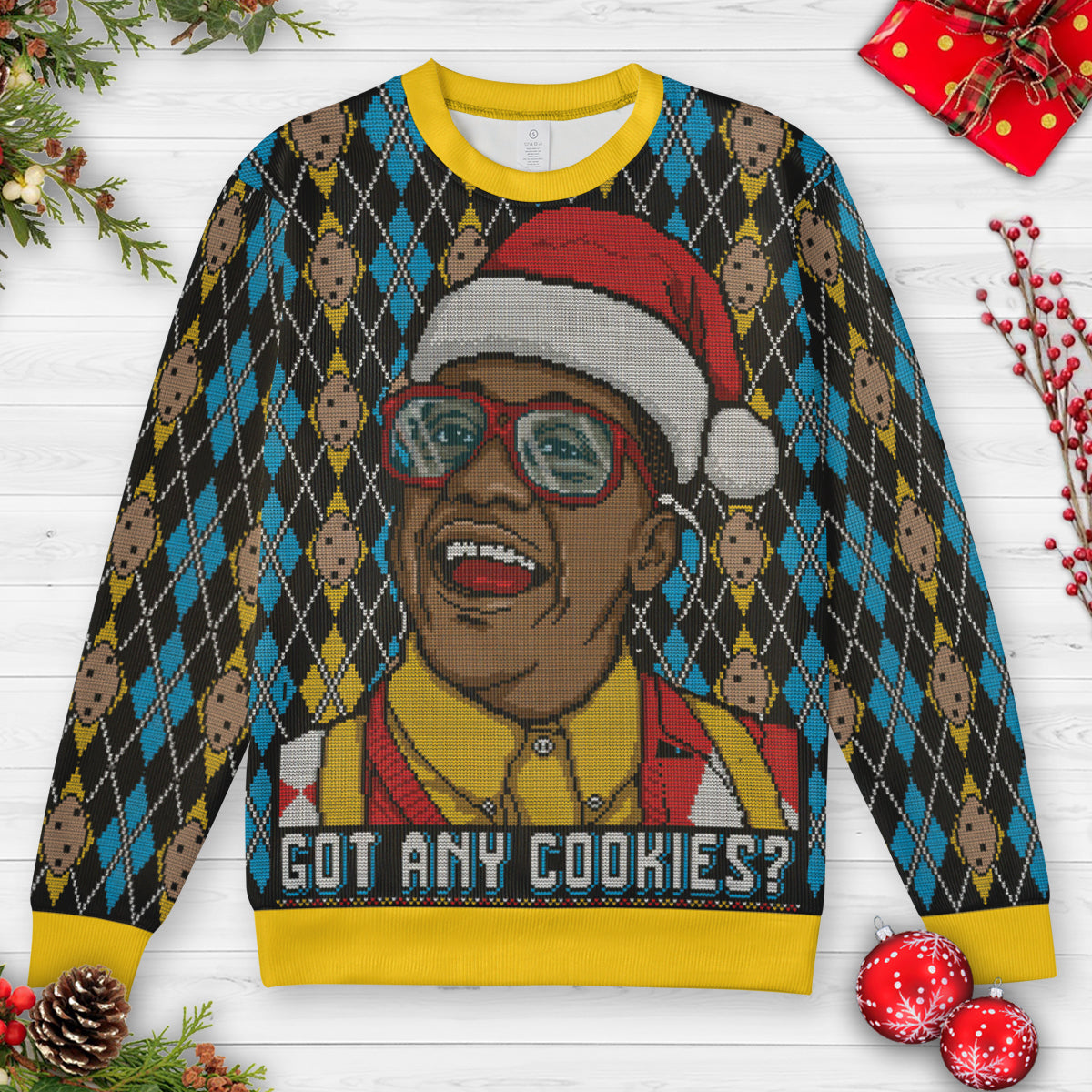 Ugly Christmas Sweatshirt - YK1D4UZ2