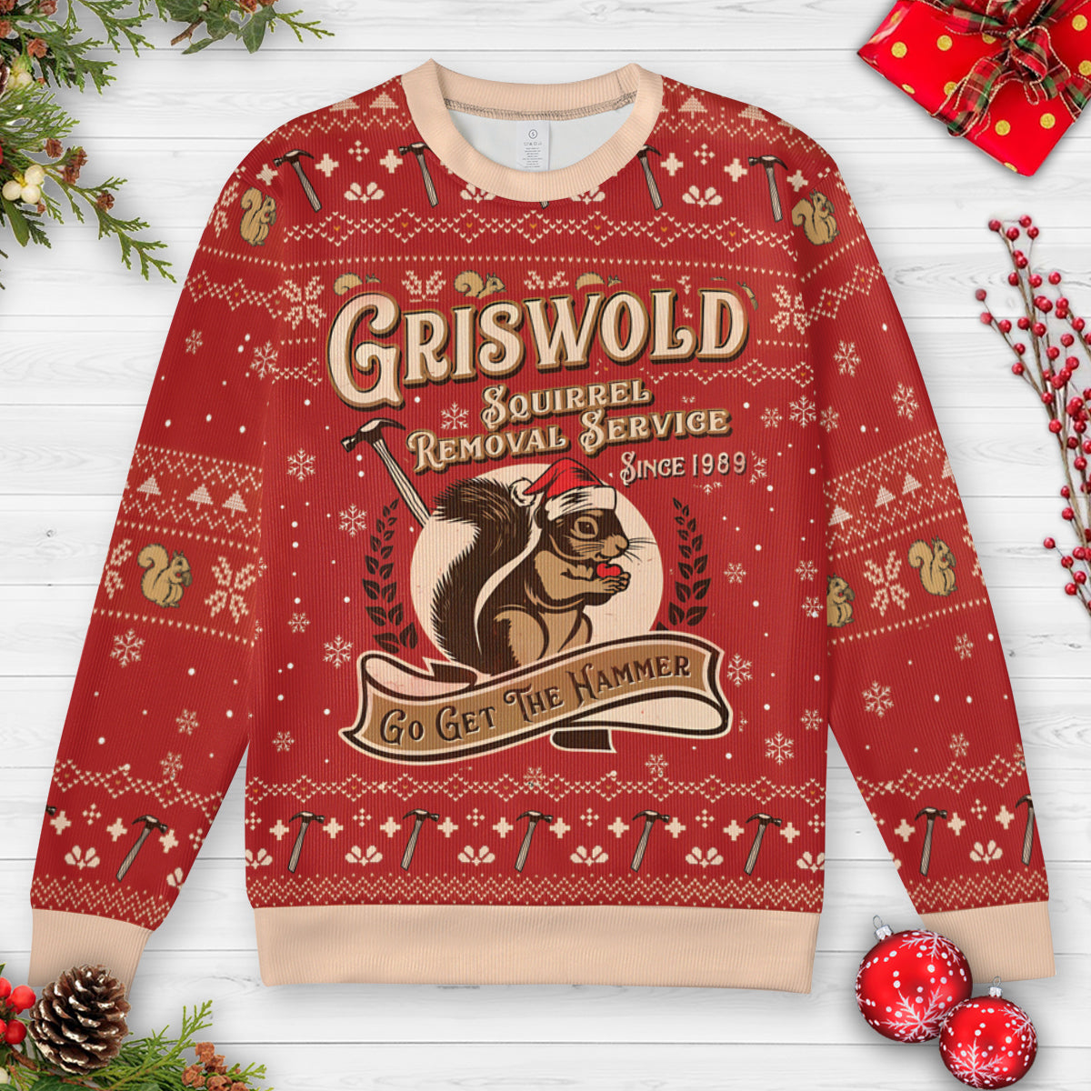 Ugly Christmas Sweatshirt - DCEBQ1MA