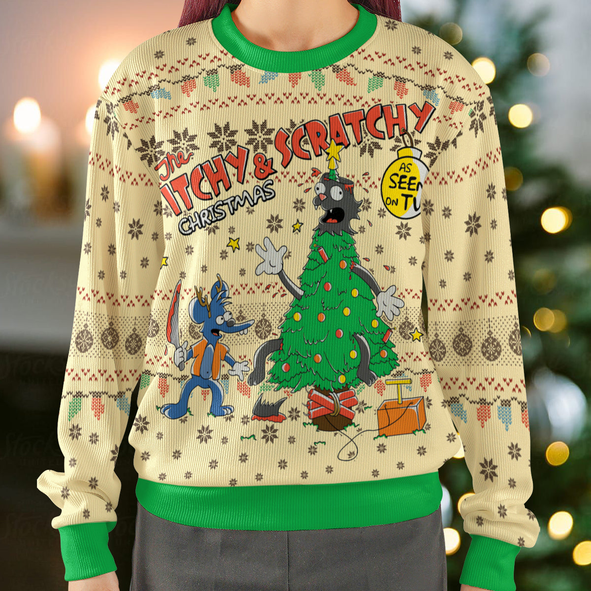 Ugly Christmas Sweatshirt - R1PNRATX