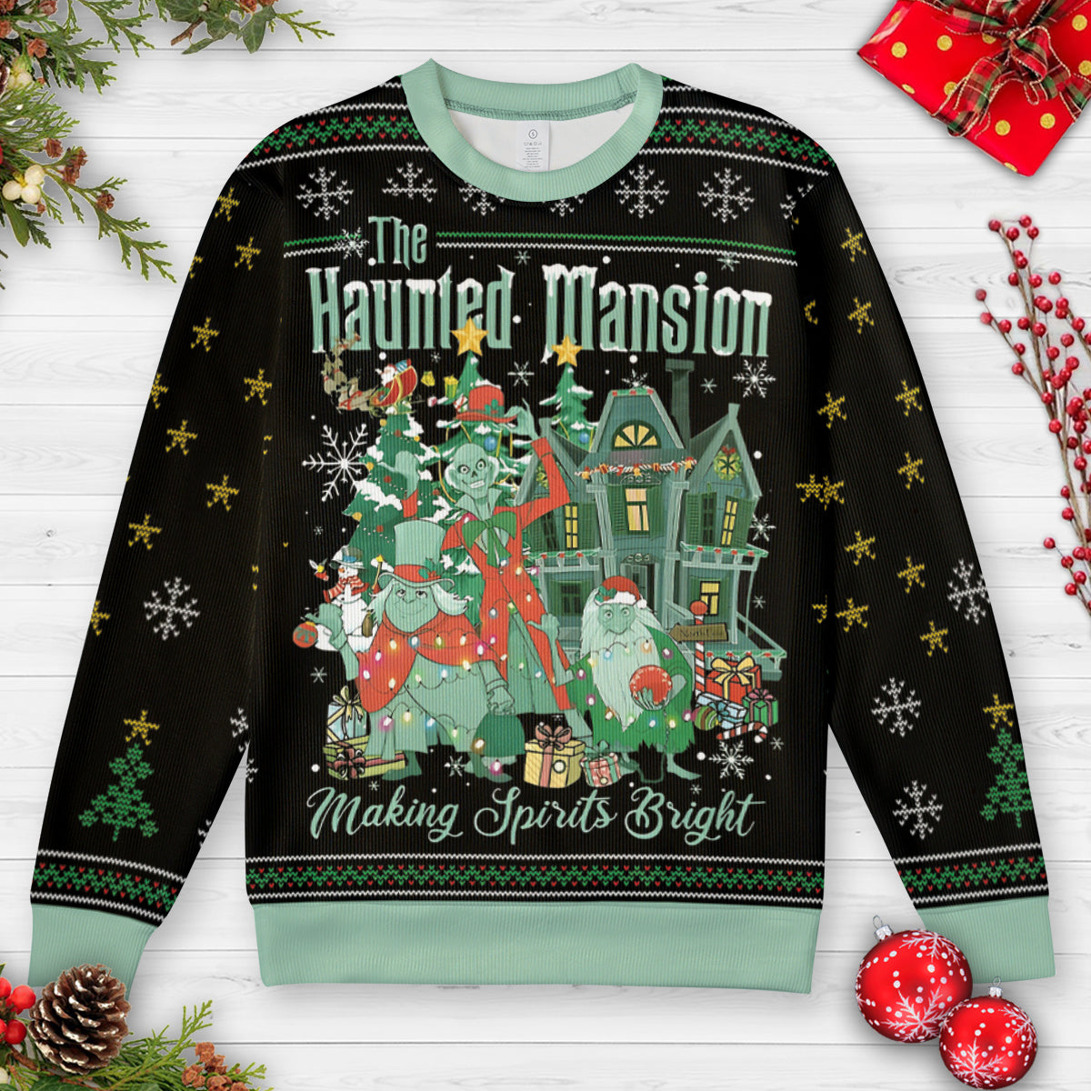 Ugly Christmas Sweatshirt - 4AJZD7VF