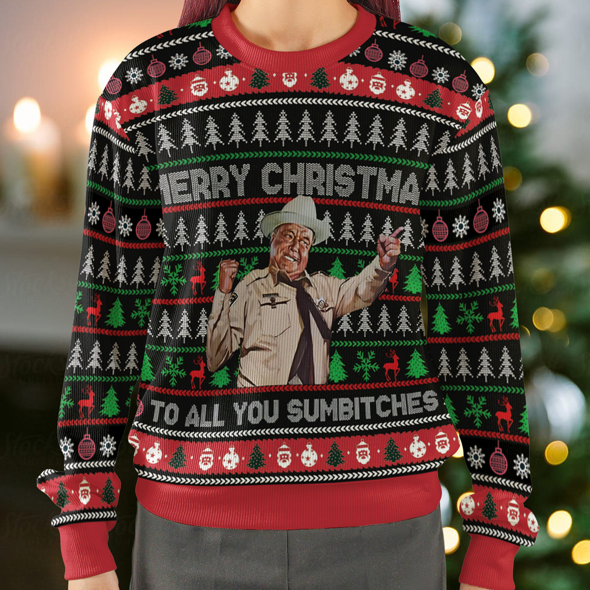 Ugly Christmas Sweatshirt - CNMR3XBB