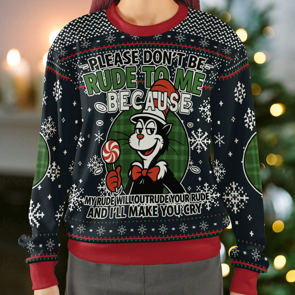 Ugly Christmas Sweatshirt - TKNSPZDV