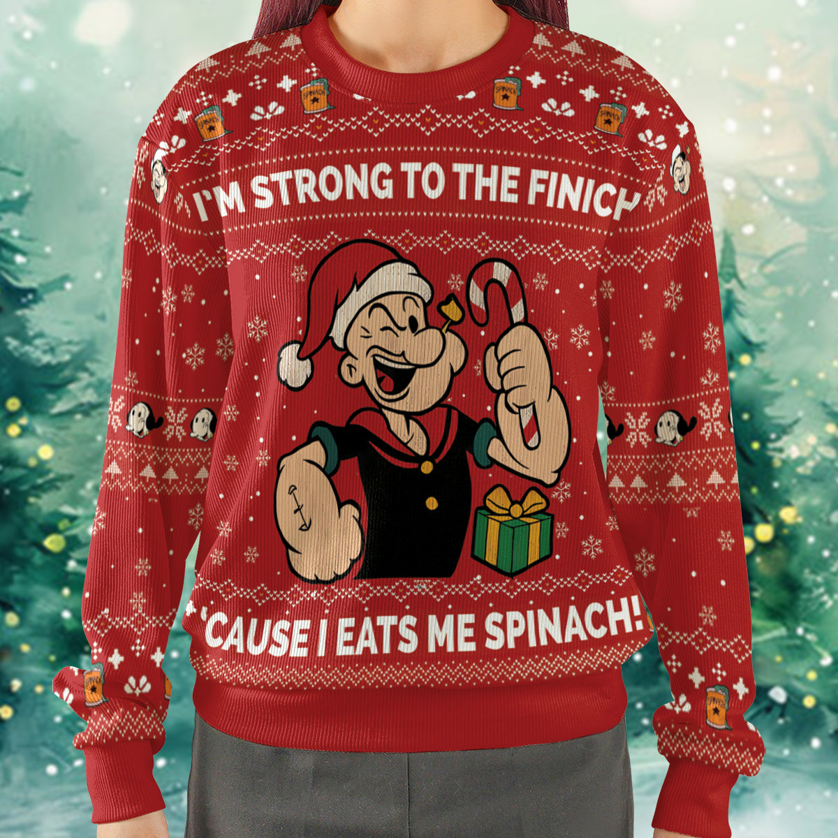 Ugly Christmas Sweatshirt - JSTHH2KJ