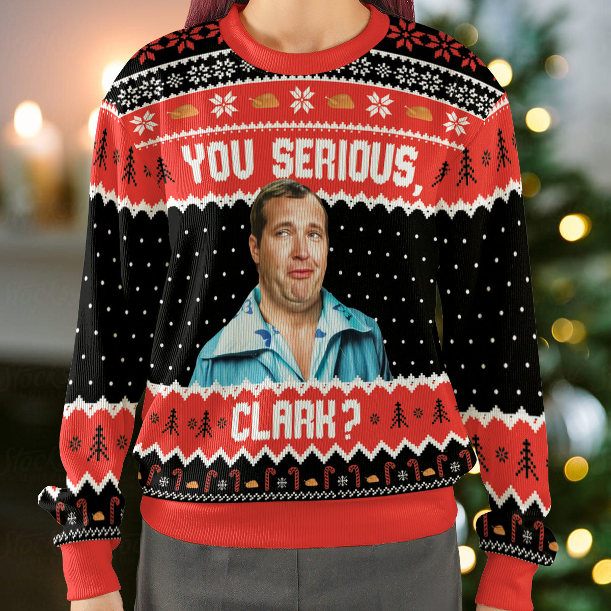 Ugly Christmas Sweatshirt - 6L8RNYUC